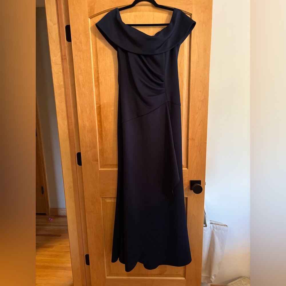 Xscape Navy Maxi Dress (Mother of the bride)